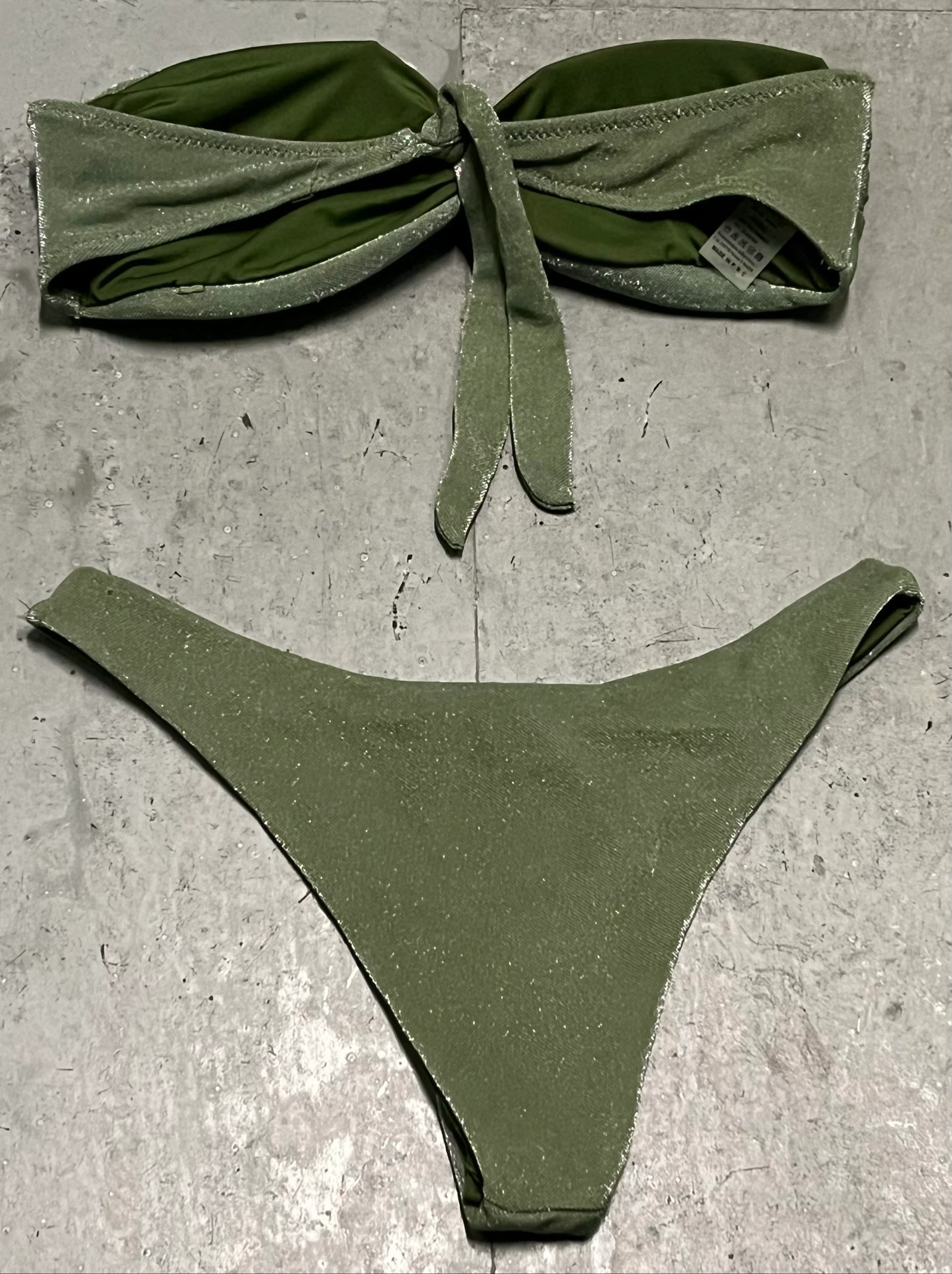 Bikini vert bicolore et brillant – photo 17